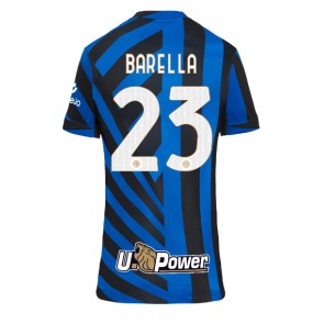 Inter Milan Nicolo Barella #23 Dámské Domácí Dres 2024-25 Krátký Rukáv